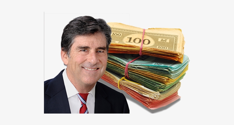 Churning Our Retirement Pension Funds - Pile Of Monopoly Money, transparent png