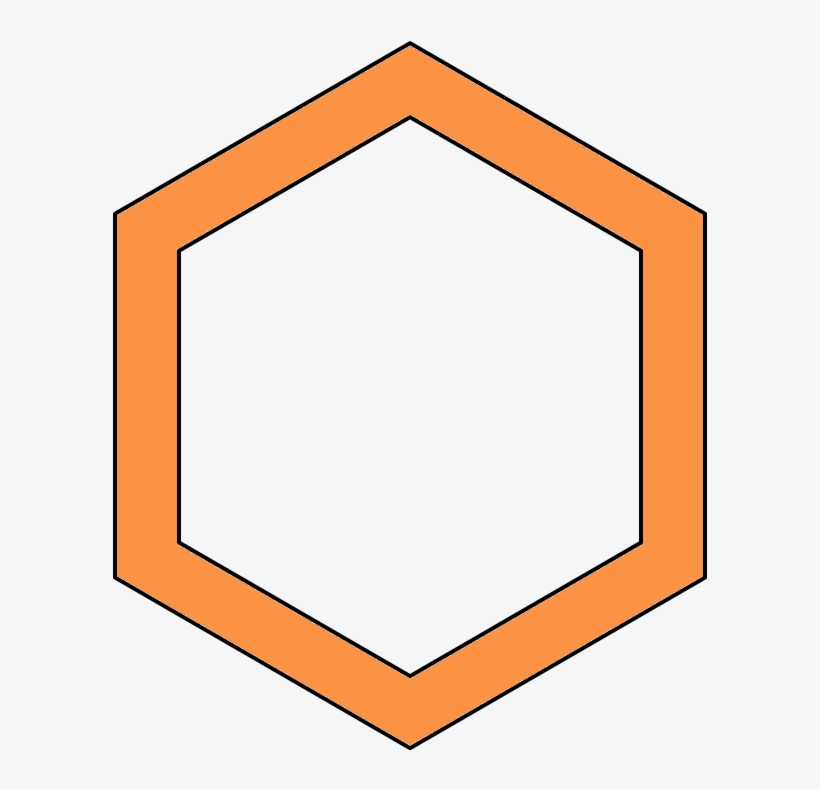 Hexagon Shape, transparent png