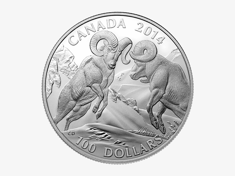 $100 For $100 Bighorn Sheep Fine Silver Coin - Horsemen Of The Apocalypse Coin, transparent png