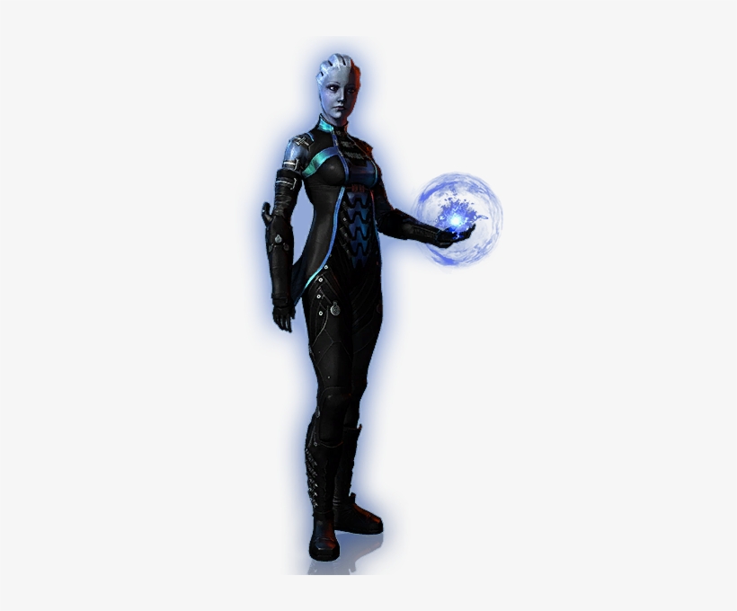 Power Damage 25% - Mass Effect Liara T Soni Render, transparent png