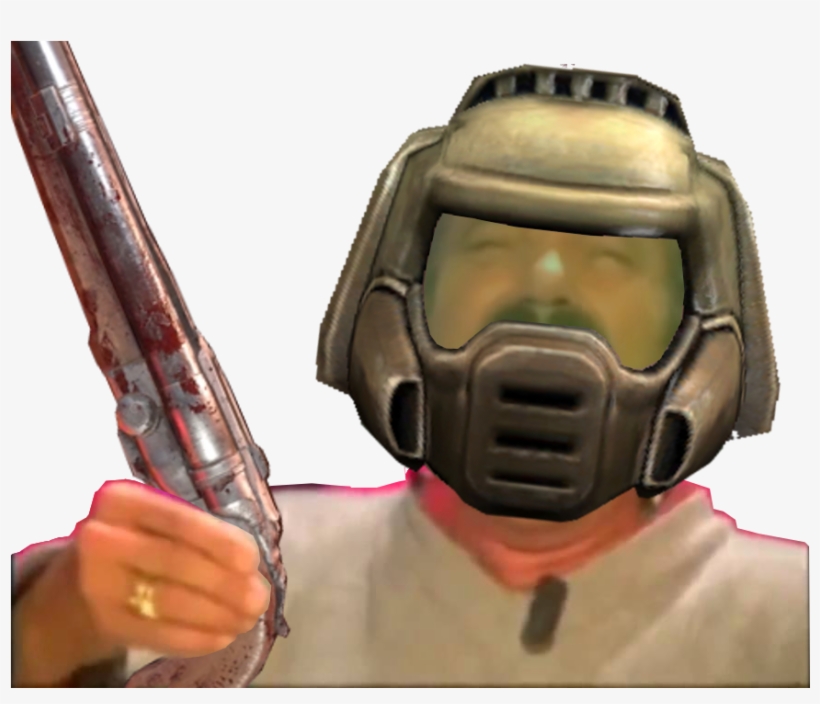 Lien Direct, 2017/32/7/1502644000 Risitas Doomguy Shotgun - Risitas Doom, transparent png