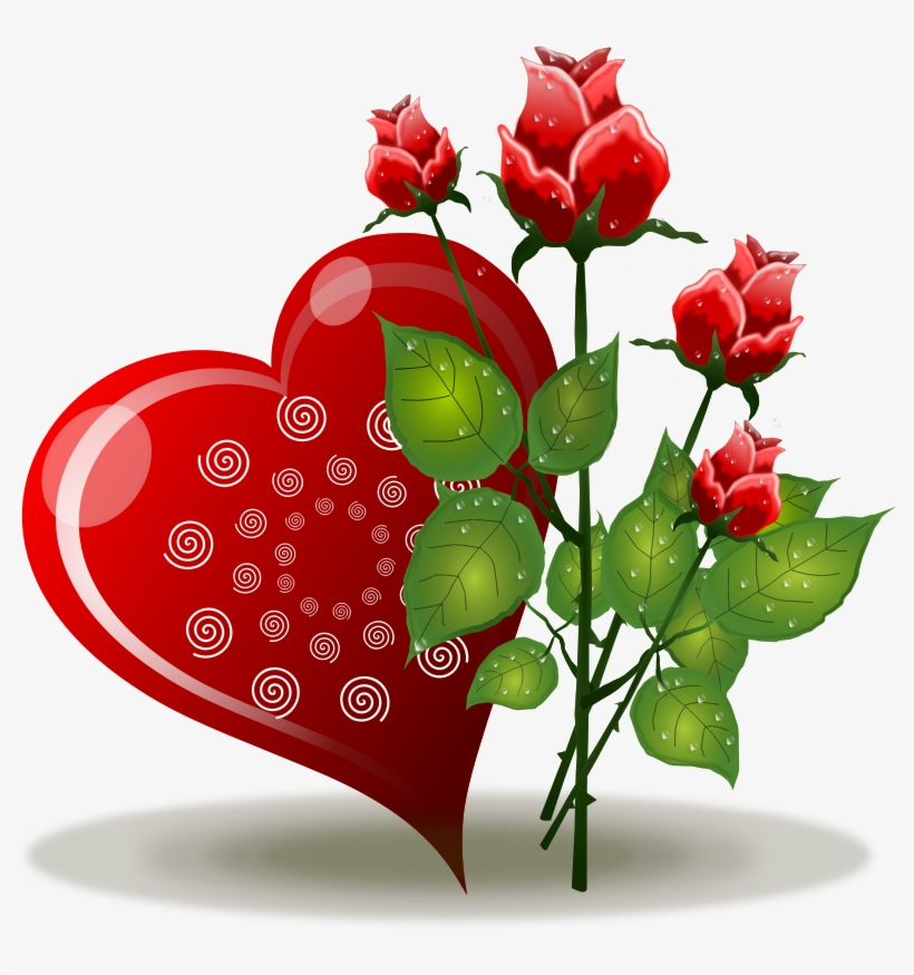 Roses Free To Use Clip Art - Love Rose Flower Png, transparent png