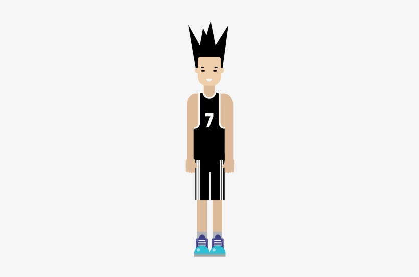 Derrick Rose - Cartoon, transparent png