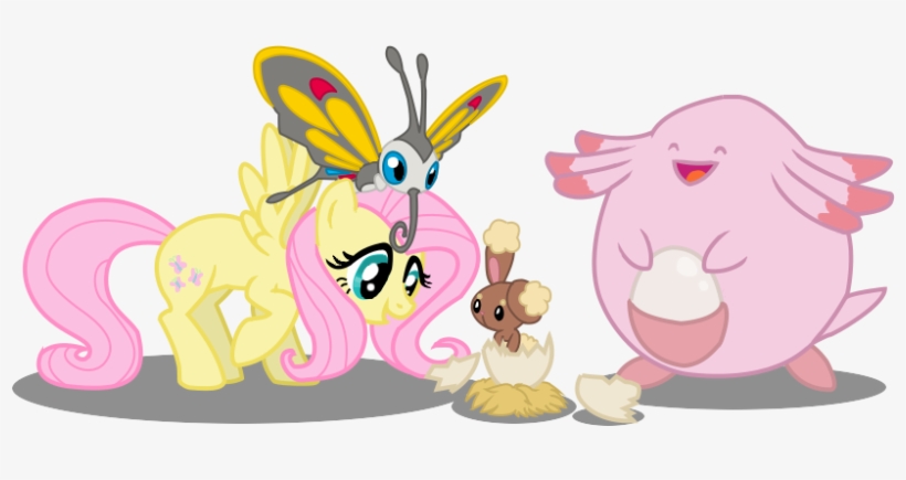 Seaandsunshine, Beautifly, Birth, Buneary, Chansey, - My Little Pony: Friendship Is Magic, transparent png