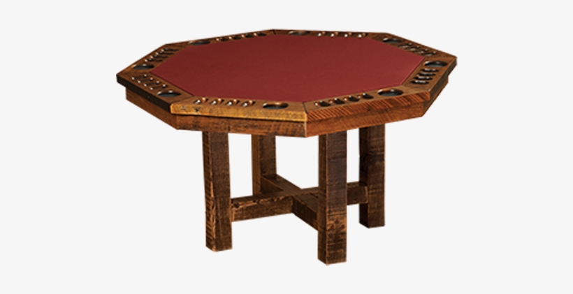 Barnwood Timber Base Poker Table - Fireside Lodge B16705 Barnwood Six Sided Poker Table, transparent png