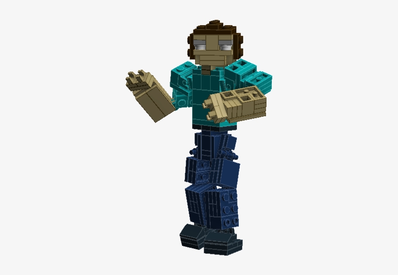 Minecraft Forums - Half Herobrine And Skeleton, transparent png