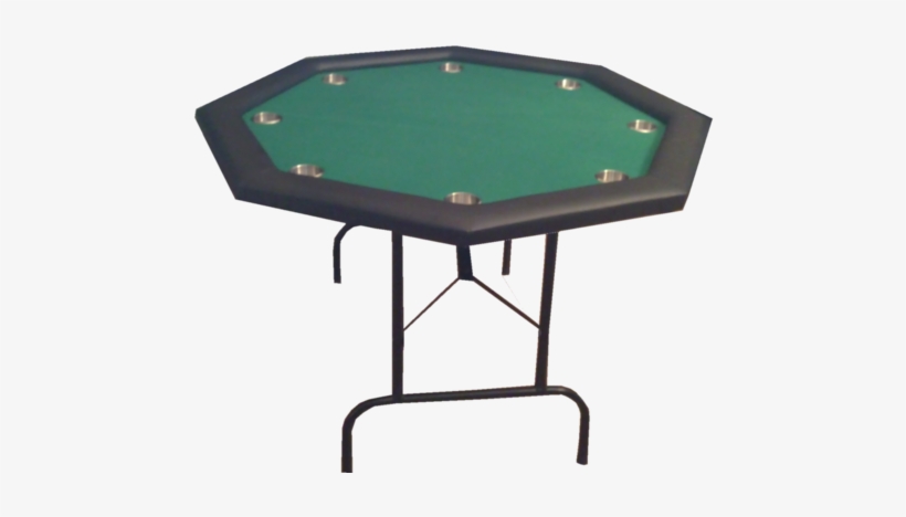 Octagonal Foldable Poker Table Green - Mesas De Poker Baratas, transparent png