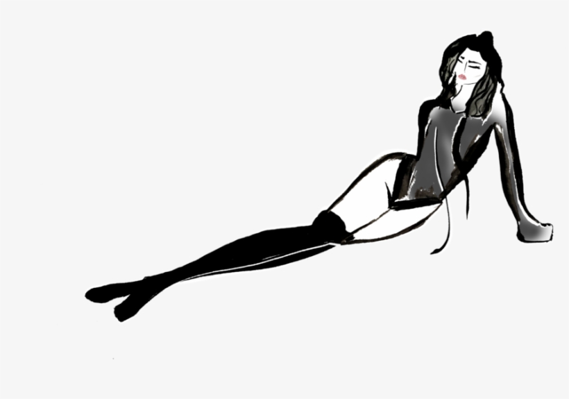 Black Watercolor - Illustration, transparent png