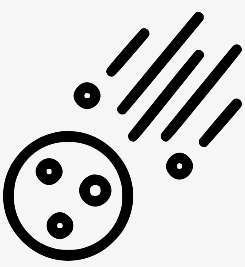 Asteroid Meteor Space Comet Rock Cosmos Comments - Meteorite Png Icon, transparent png
