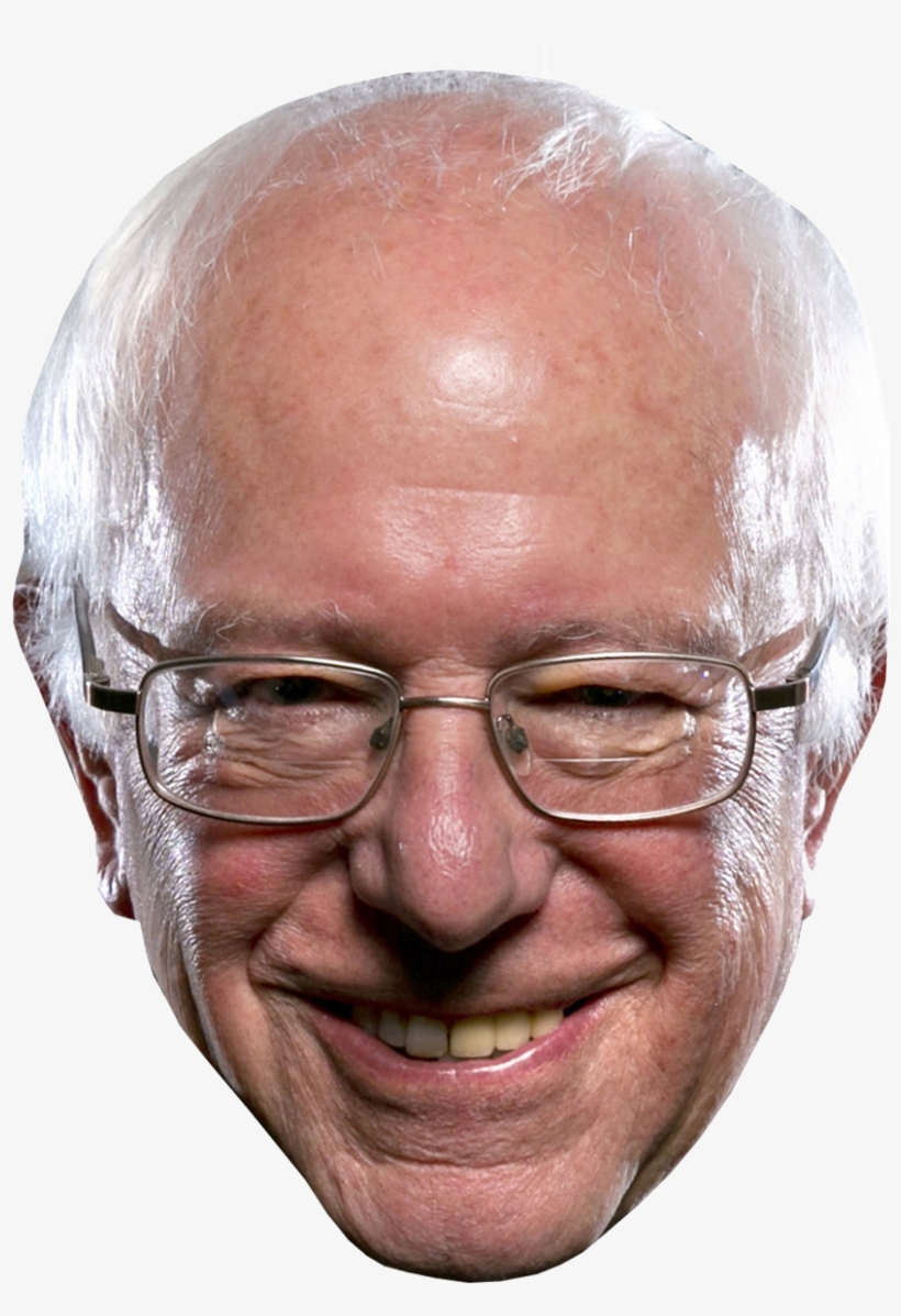 Bernie Sanders Head Png Picture Black And White Library, transparent png