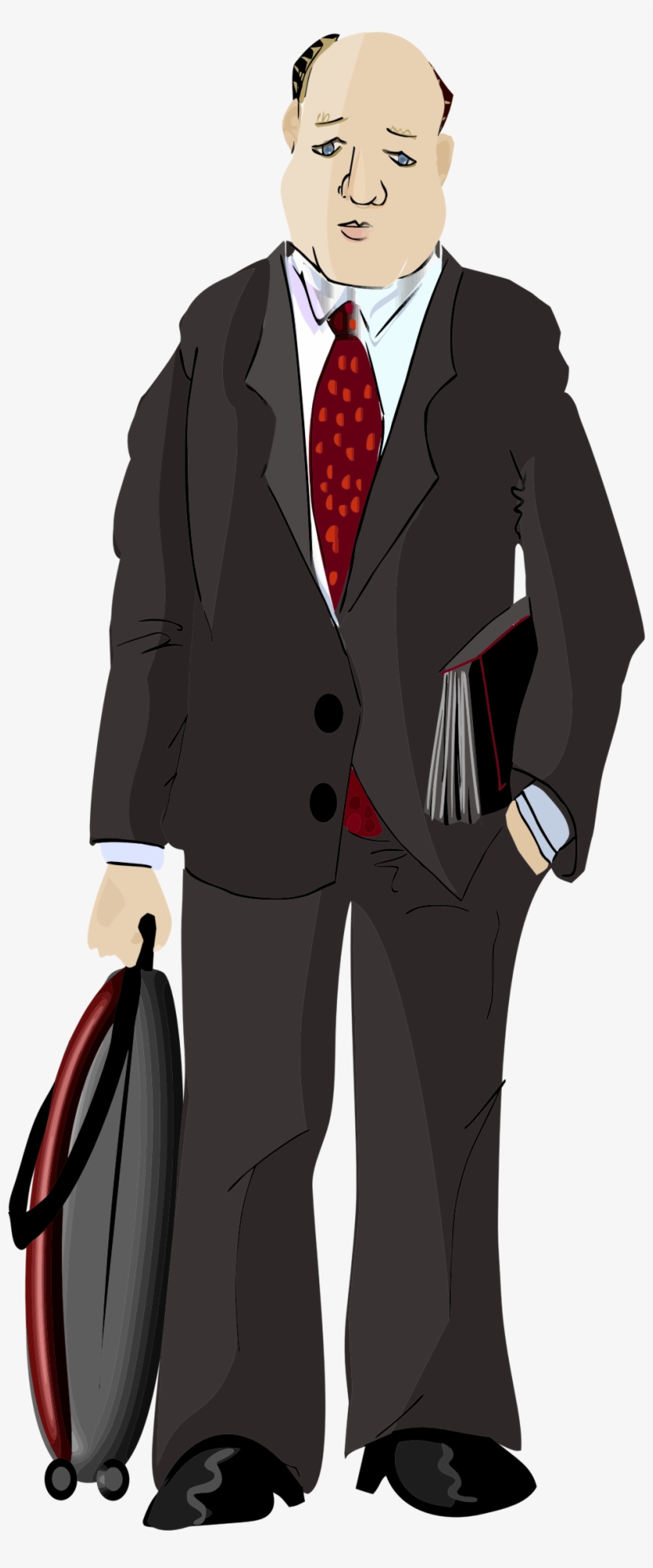 This Free Icons Png Design Of Traveling Businessman, transparent png