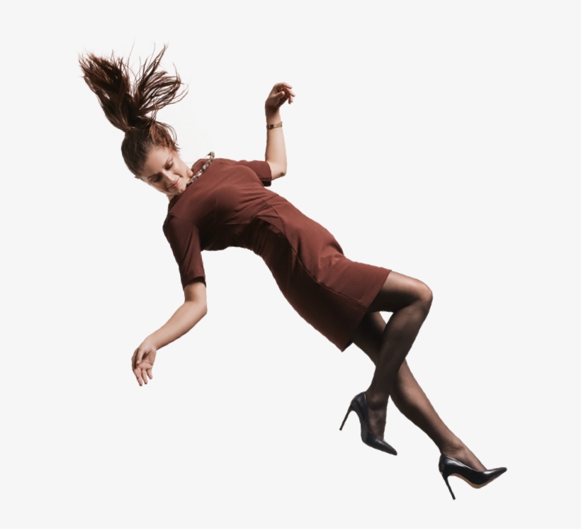 The Right People For Securing The Right Person - Woman Falling Png, transparent png