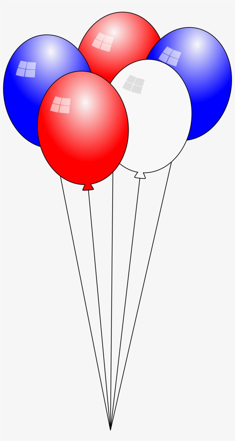 This Free Icons Png Design Of Swaying 4th Of July Balloons, transparent png