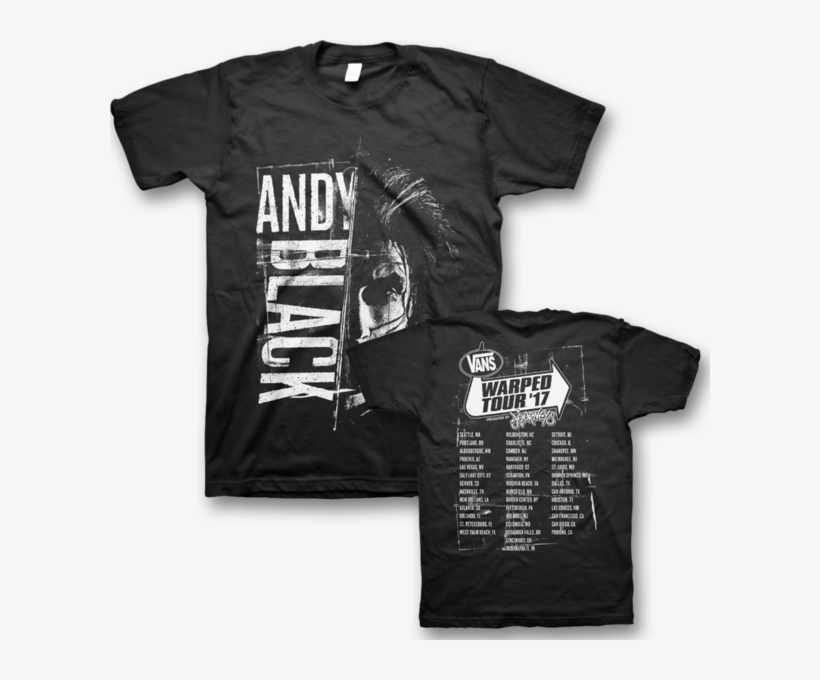 Andy Black Shirt, transparent png