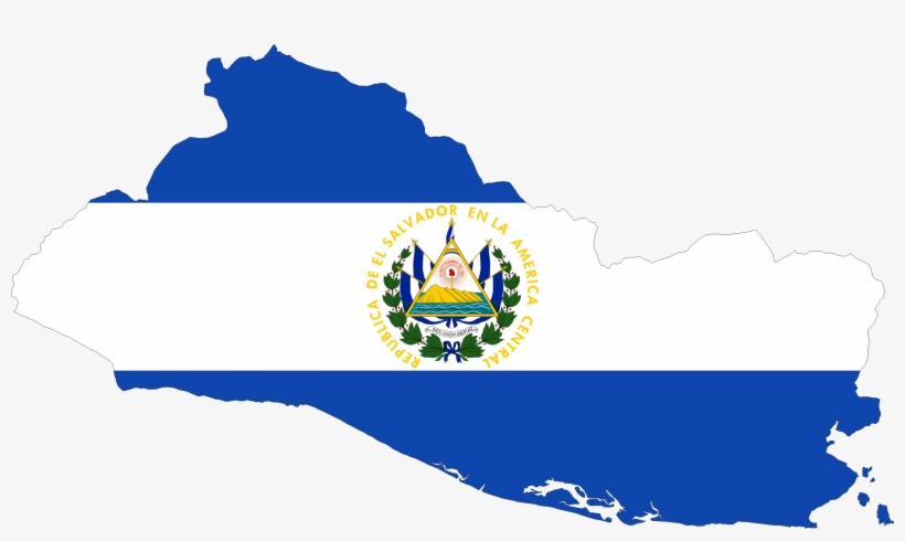 El Salvador Map Flag Icons Png - El Salvador Map Flag, transparent png