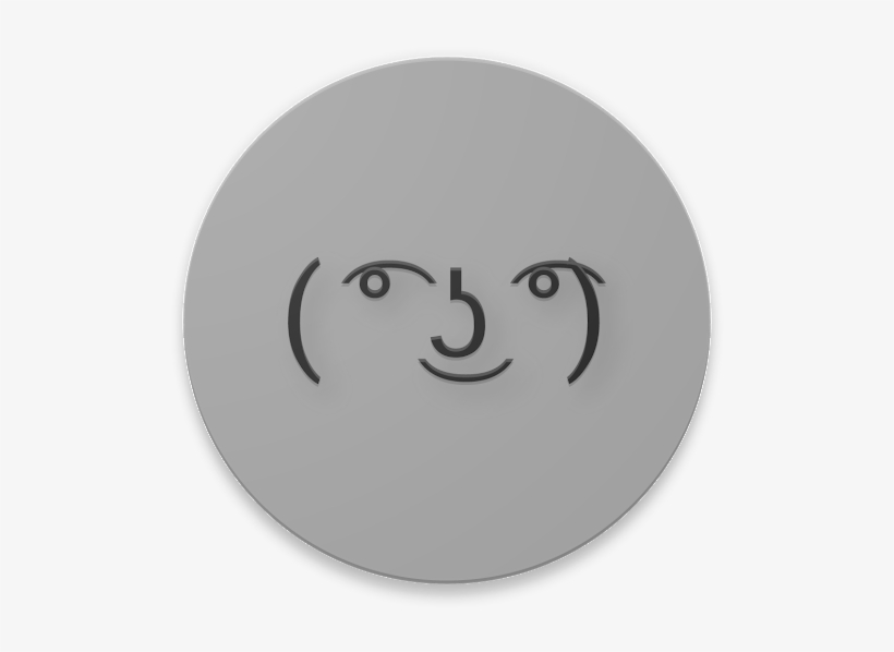Photo - Lenny Face Necklace Circle Charm, transparent png