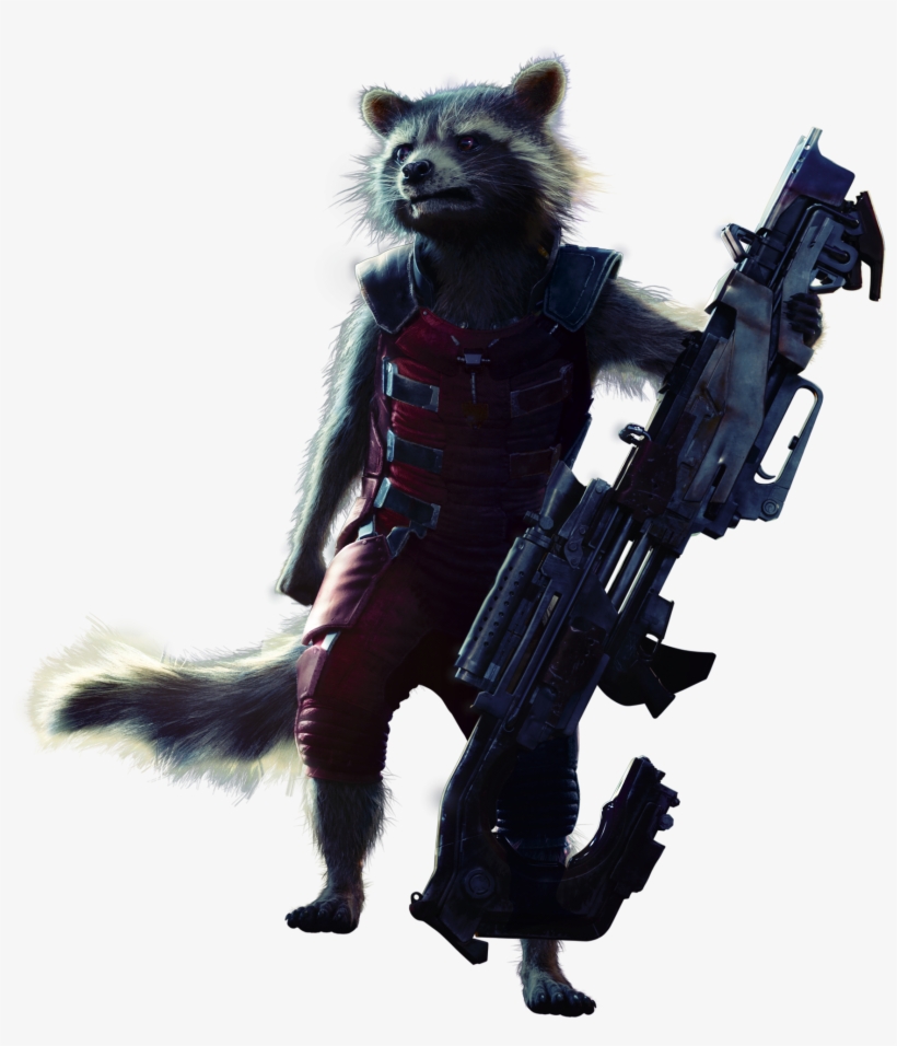 Rocket Raccoon - Guardians Of The Galaxy Rocket Png, transparent png