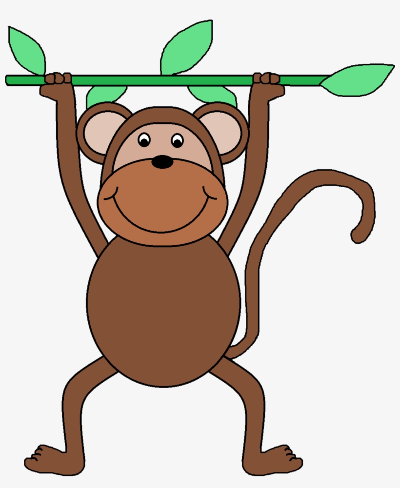 Black And White Download Clipart Clip Art Big Image - Monkey Clipart, transparent png