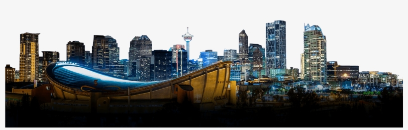 Best Calgary City Skyline Png - Calgary, transparent png