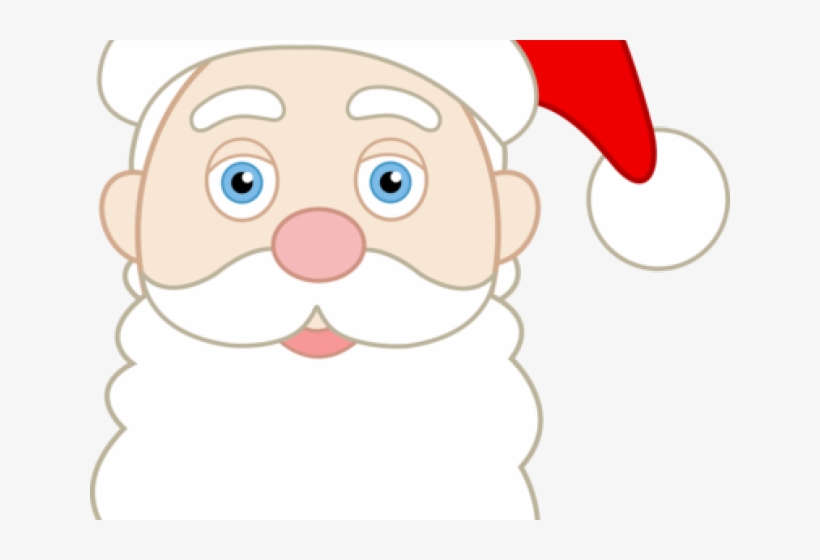 Cartoon Santa Claus Face, transparent png