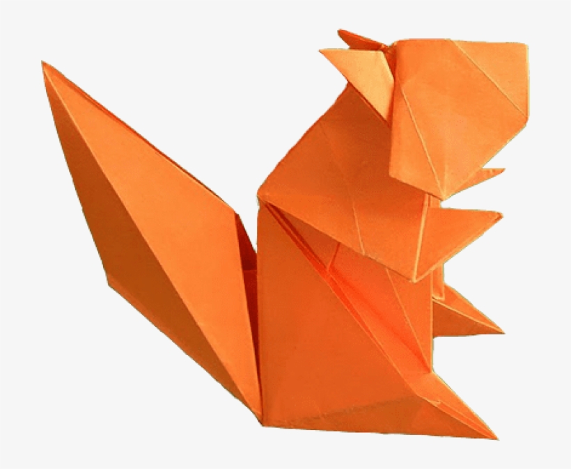 Free Png Origami Squirrel Png Images Transparent - Transparent Background Origami Png, transparent png