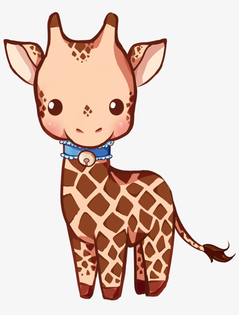 Kawaii Giraffe By Dessineka On Deviantart Graphic Royalty - Kawaii Giraffe, transparent png