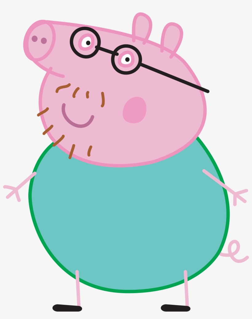 Daddy Pig Peppa Pig Transparent Png Image - Peppa Pig Daddy Png, transparent png