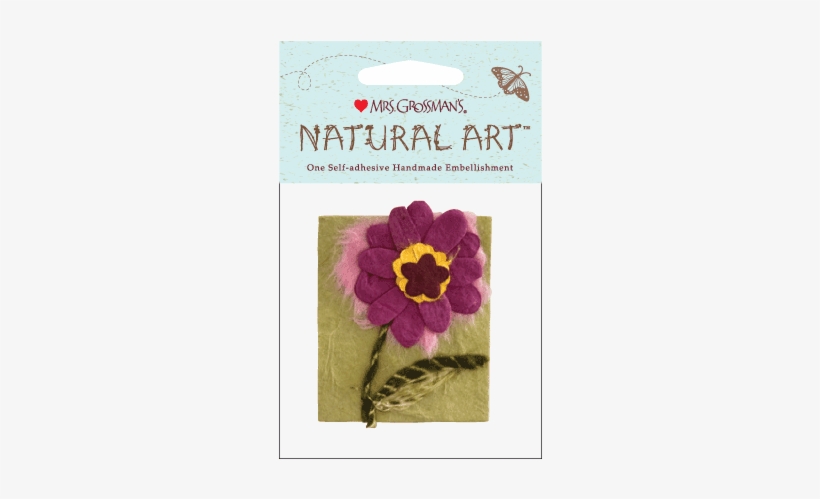 Purple Gerber Daisy, Stickers, Mrs - Mrs. Grossman's Natural Art Stickers-purple Gerber, transparent png