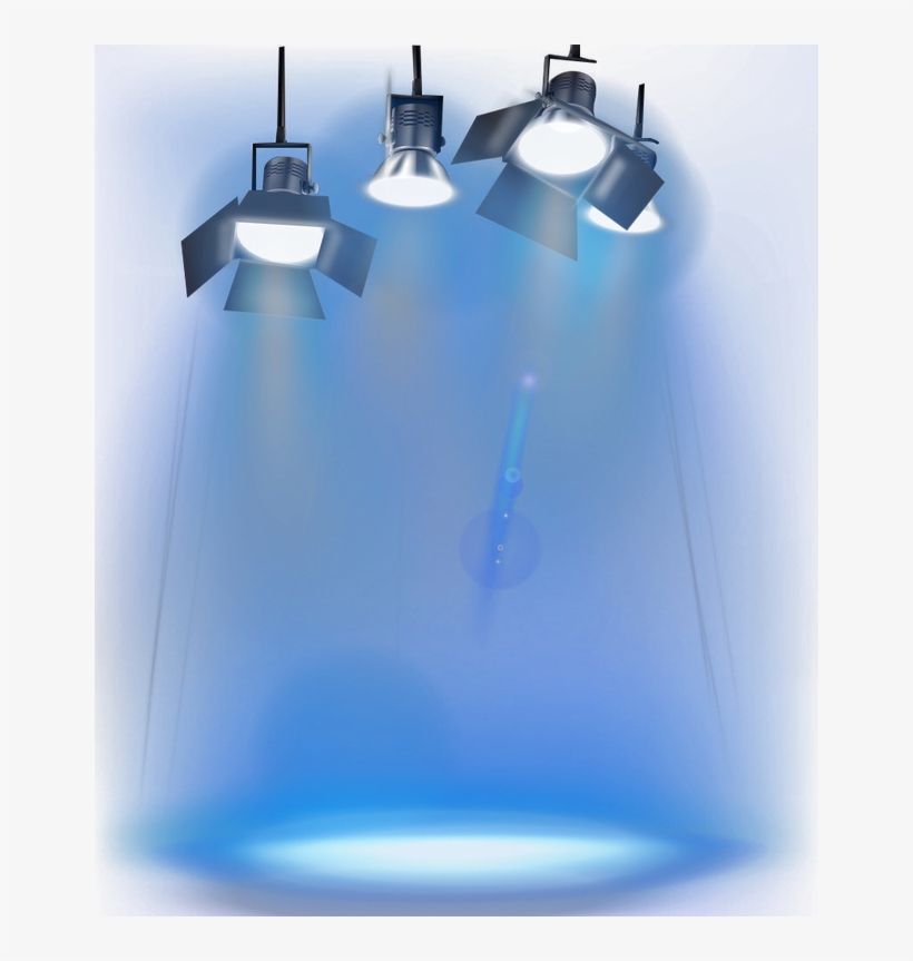 Stage Lighting Hire - Blue Stage Lights Png, transparent png