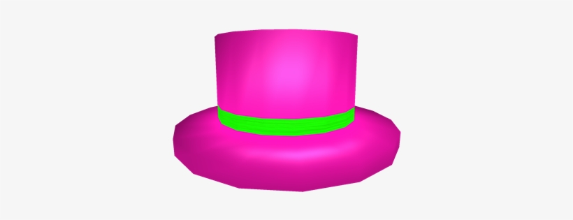 Neon Pink Top Hat, transparent png