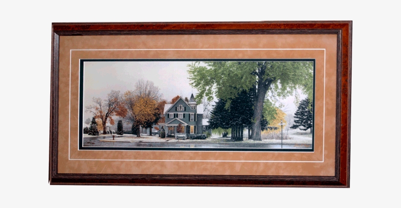 V-groove Mats Add Dimension - Steven Kozar - Early Autumn Snow On 4th Street, transparent png