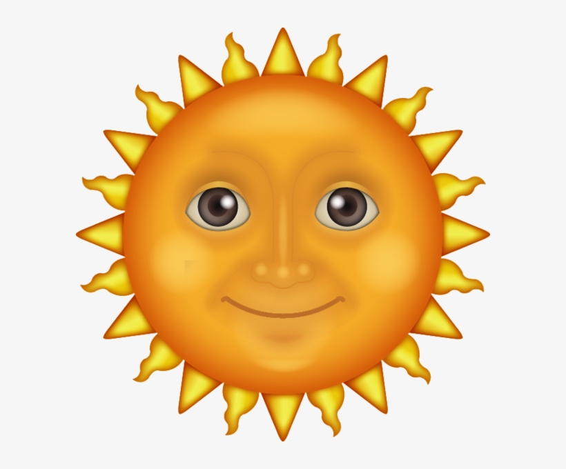 Sun Emoji Vector Transparent Download Emoji Sun 600x600 PNG