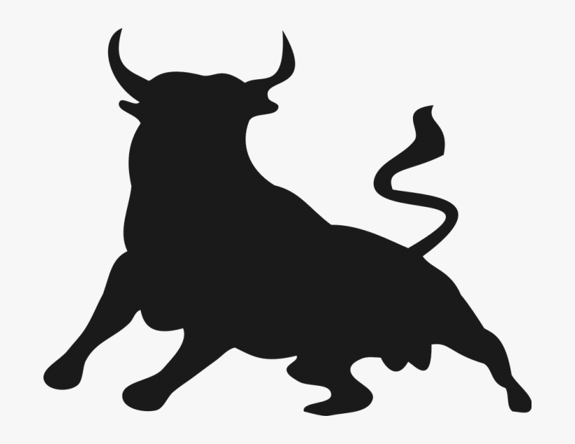 Bull - Bull Silhouette Png, transparent png