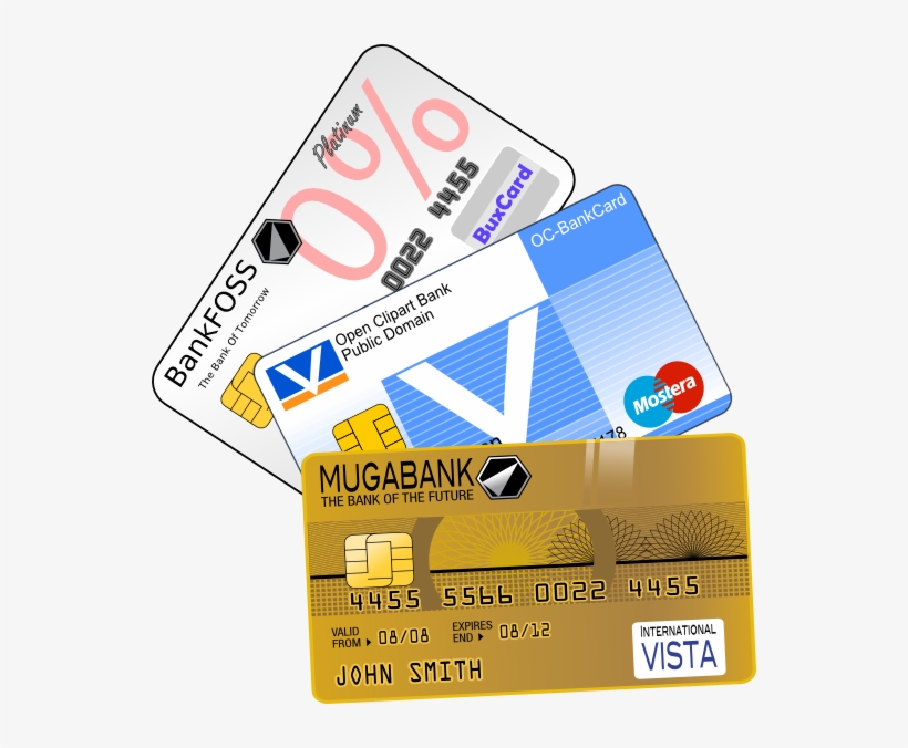 Cards Clipart Bank Card - Golden Credit Greeting Cards, transparent png