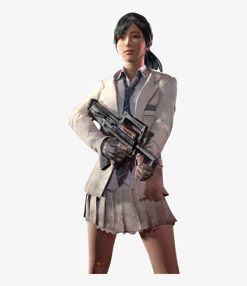 Schoolgirl Render Cut By Clipart Library Stock - Pubg Schoolgirl, transparent png