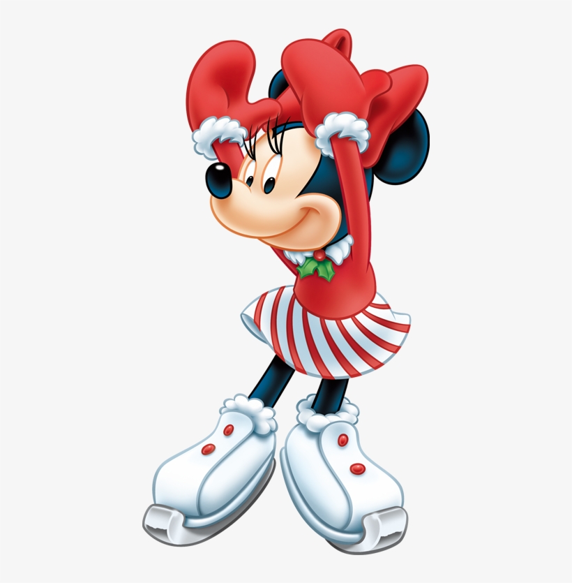 Minnie Mouse Png Image - Minnie Mouse En Navidad, transparent png