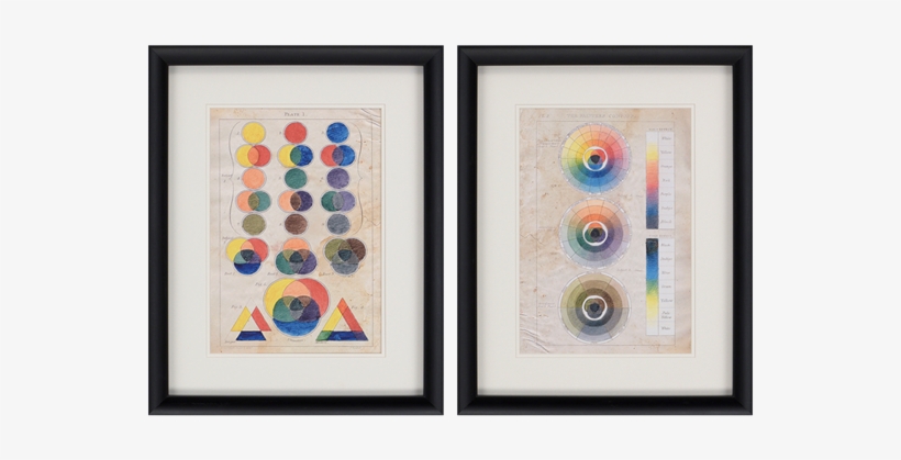 Colour Chart I Pk/2 - Color Chart I 2 Piece Framed Graphic Art Set Paragon, transparent png