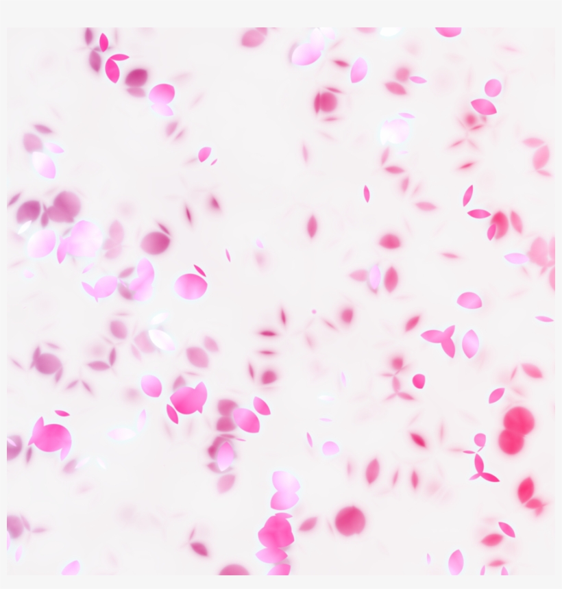 Falling Petals Transpa Background Png Mart - Leinwandbild - Blütenblätter Bw - In 150 X 100 Cm,, transparent png