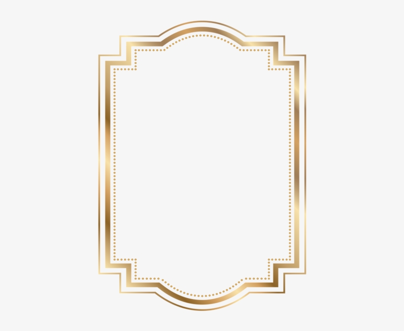 Border Frame Gold Transparent Clip Art Borders And Gold Border Frame