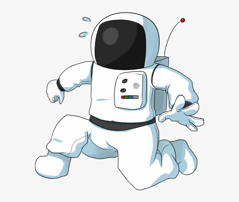 File Animated Wikimedia Commons - Astronaut Drawing, transparent png