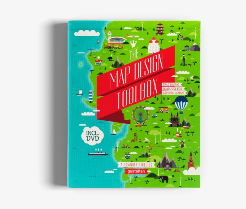 The Map Design Toolbox Gestalten Book - Map Design Toolbox: Time-saving Templates, transparent png