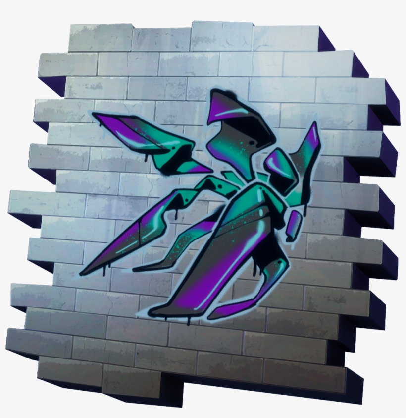 Abstract - Fortnite Abstract Spray, transparent png