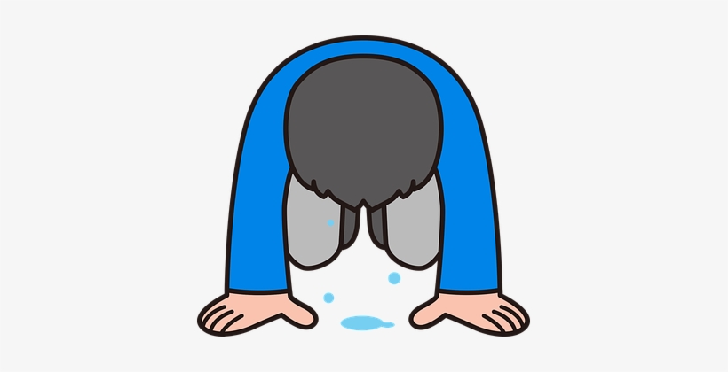 Cry Tears Drop Grieve Sad Shock Male Man S - Llorar Png, transparent png