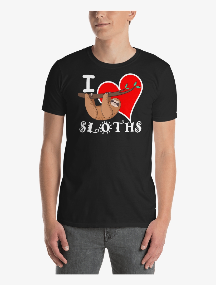 I Love Sloths Tshirt - Majira Strawberry T Shirt, transparent png