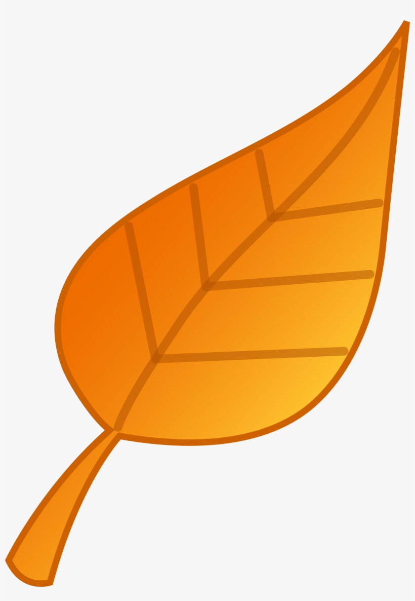 Orange Leaf Frozen Yogurt Autumn Leaf Color Clip Art - Clipart Leaves, transparent png