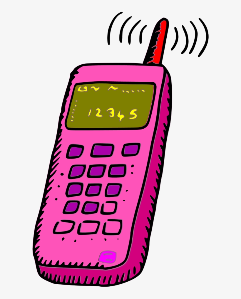 Analogue Mobile Phone - Mobile Phone Clipart Png, transparent png