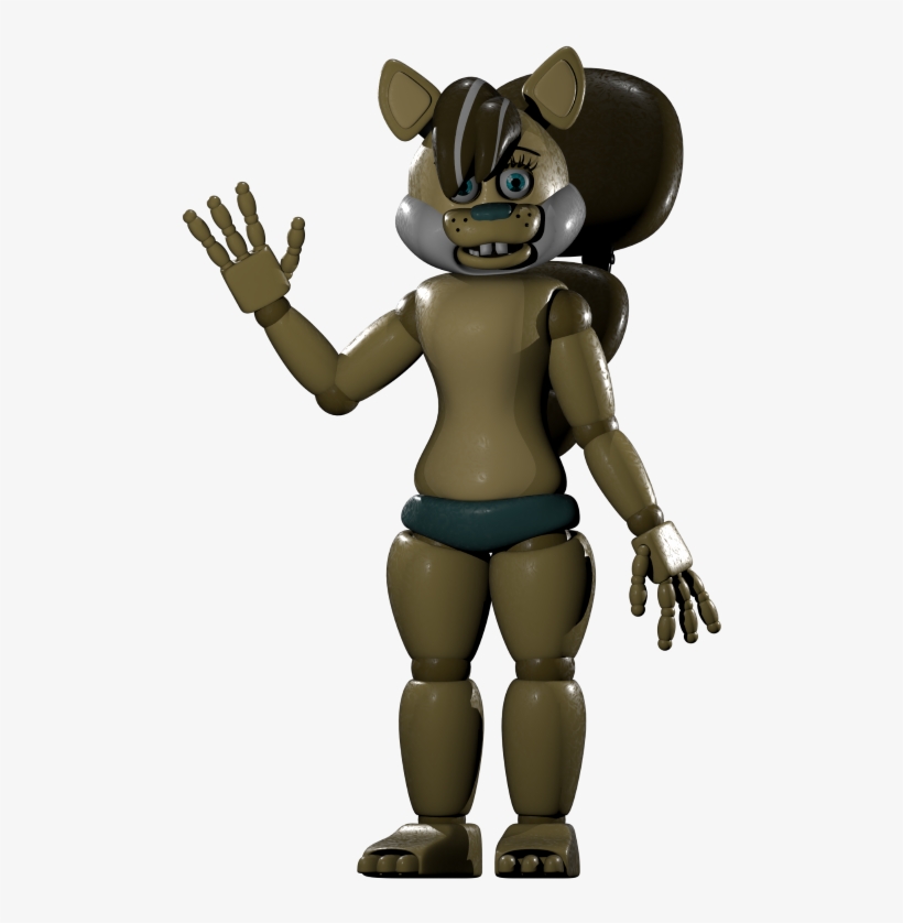 Sara The Squirrel - Five Night At Popgoes Sara And Saffron, transparent png