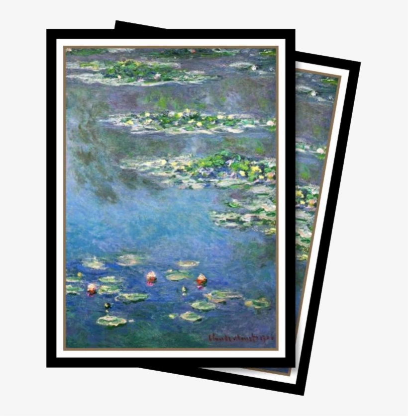 Ultra Pro Game Sleeves-fine Art Water Lilies - Claude Monet Water Lilies, transparent png