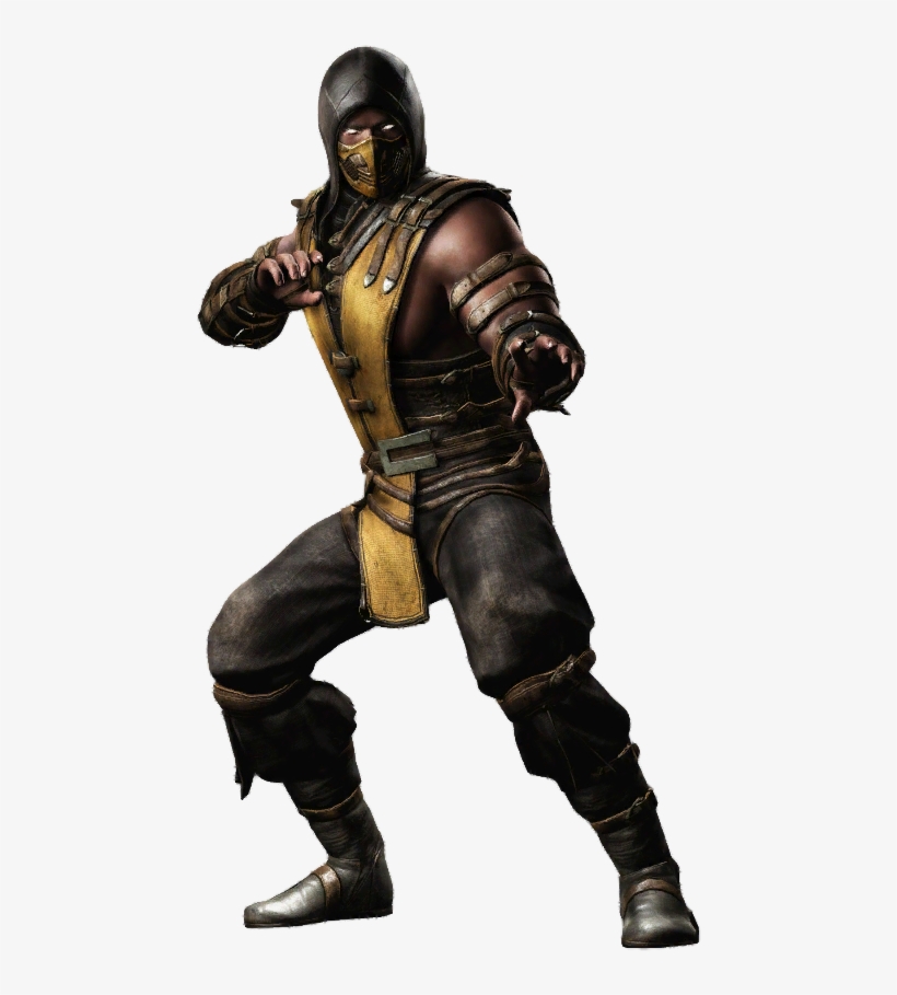 Mkx Scorpion - Scorpion Mortal Kombat X Png - 462x829 PNG Download - PNGkit