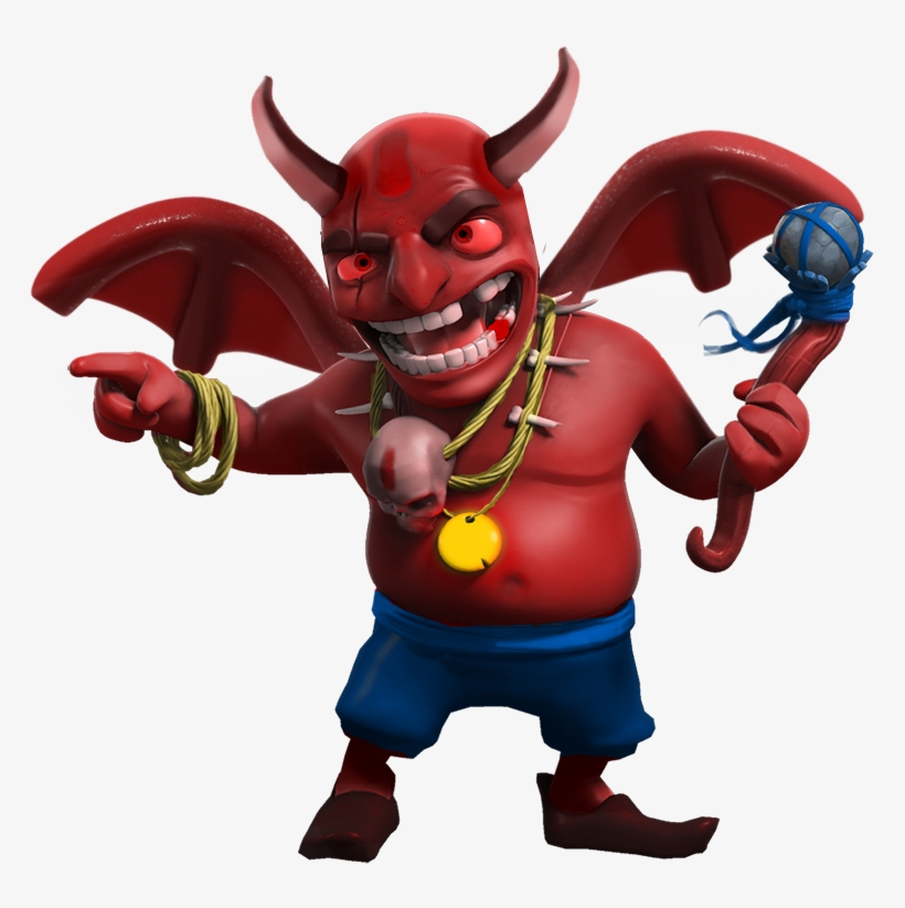 Devil Clash Royale - Clash Royale Goblin Png, transparent png